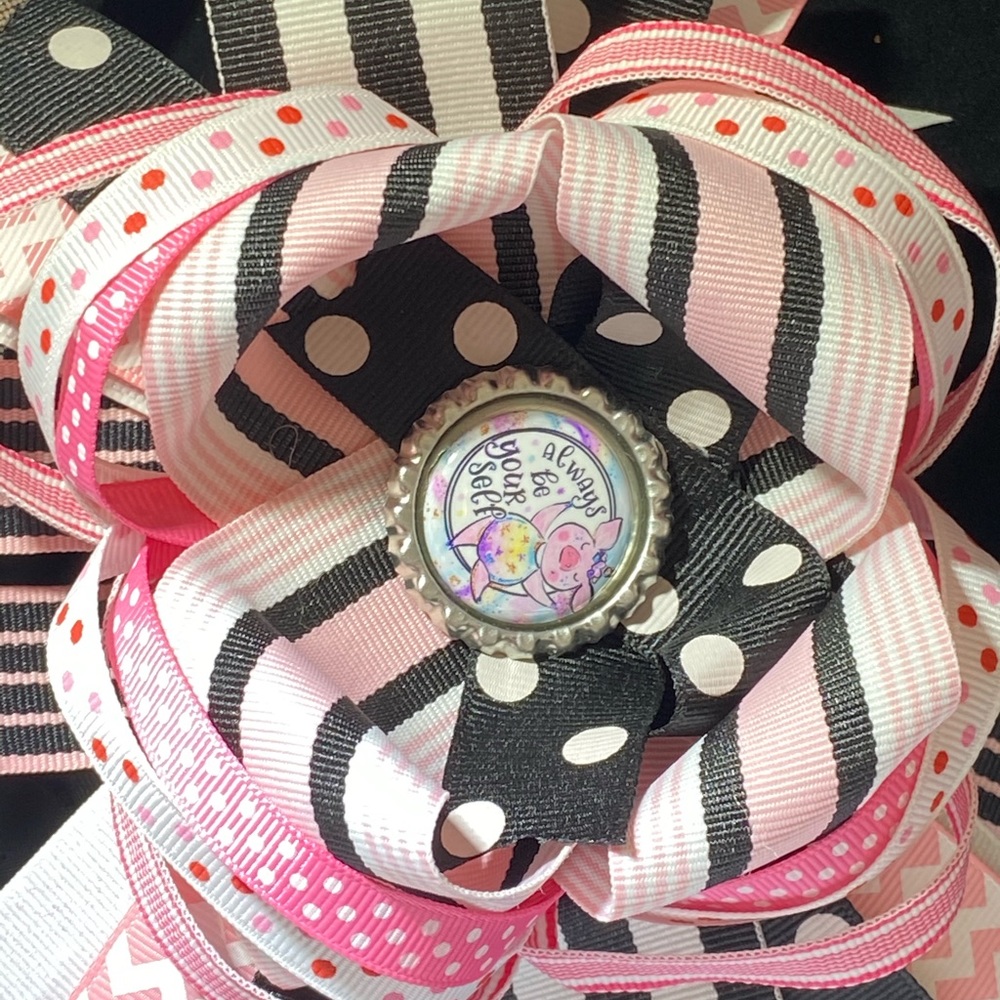 Stacked boutique hair bows